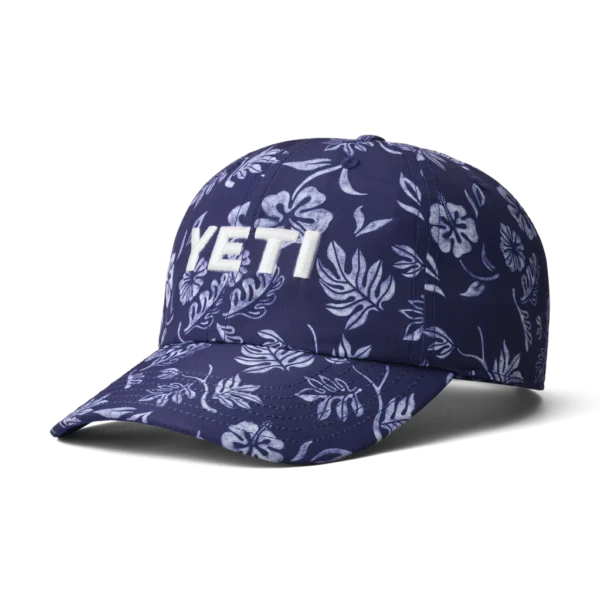 Yeti - Baseball Cap - Floral Print - Navy - Image 2