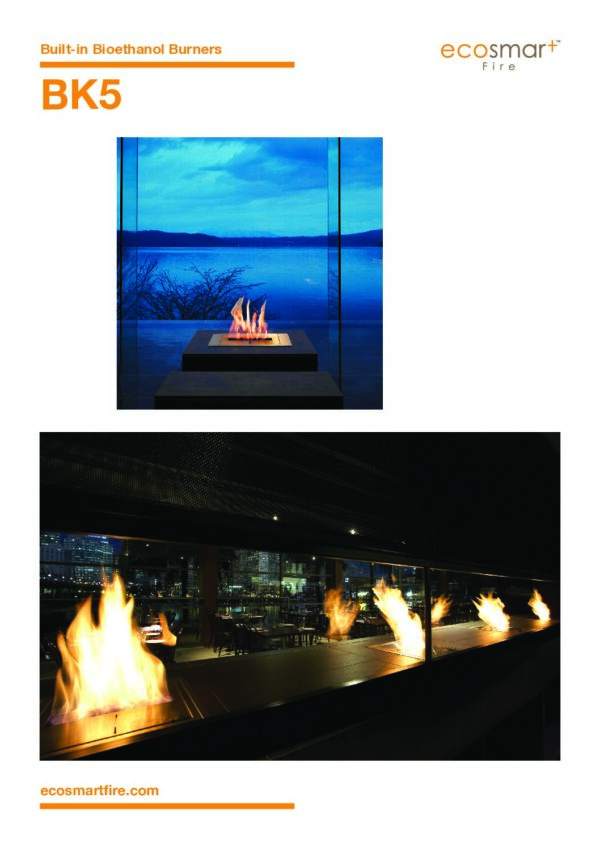 Ecosmart Bk5 Ethanol Fireplace - Image 5