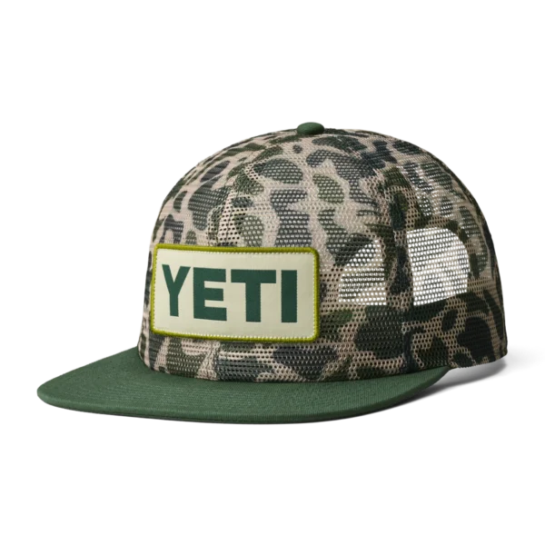 Yeti - Mid Pro Flat Brim Mesh Hat - Camo Green - Image 2